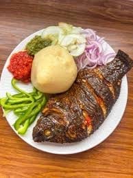 Banku + Tilapia