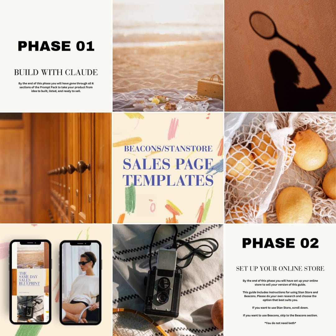 Pages and mood from the Blueprint