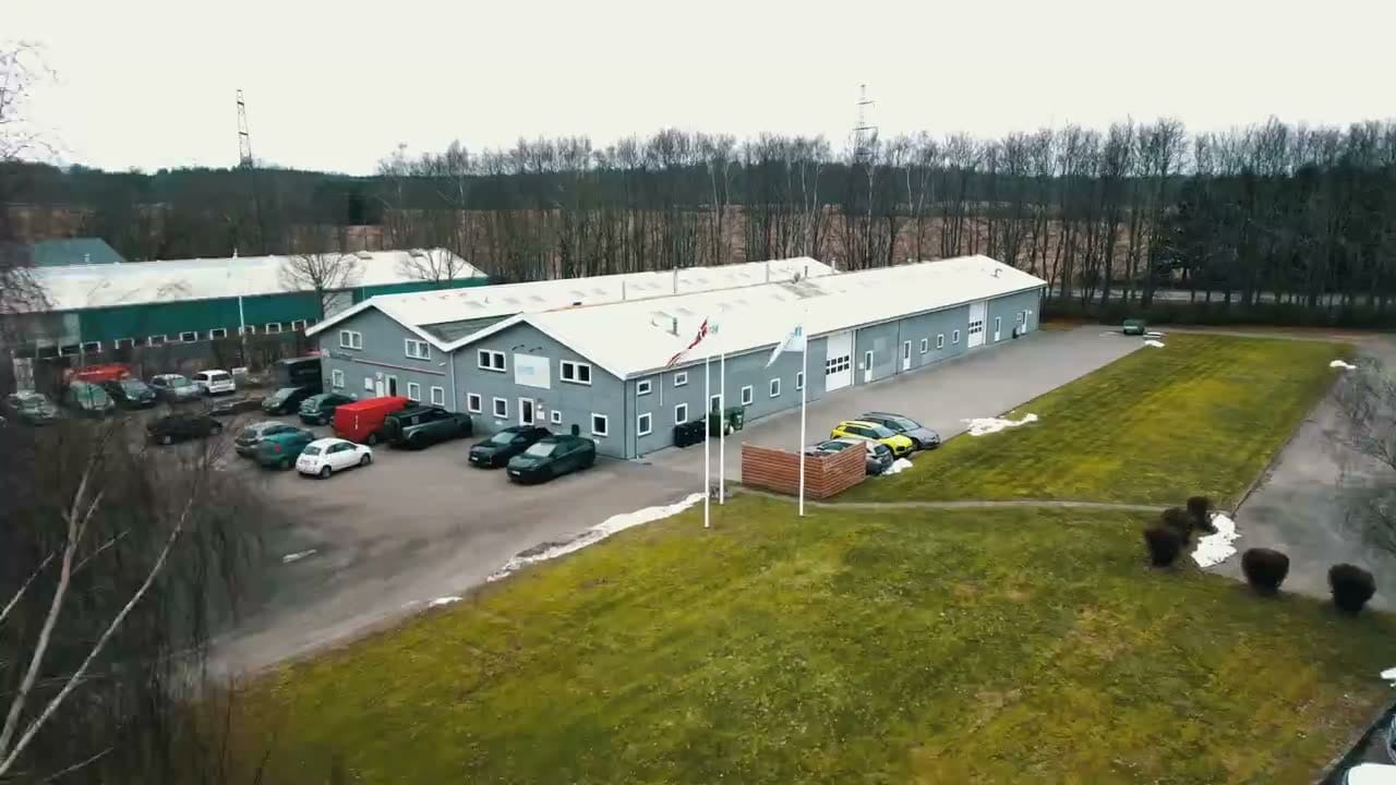 IPS-Groups bygninger set fra luften