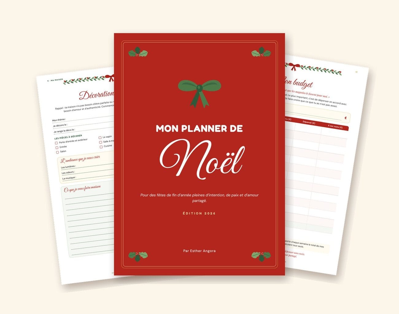 Mon planner de Noël 2026
