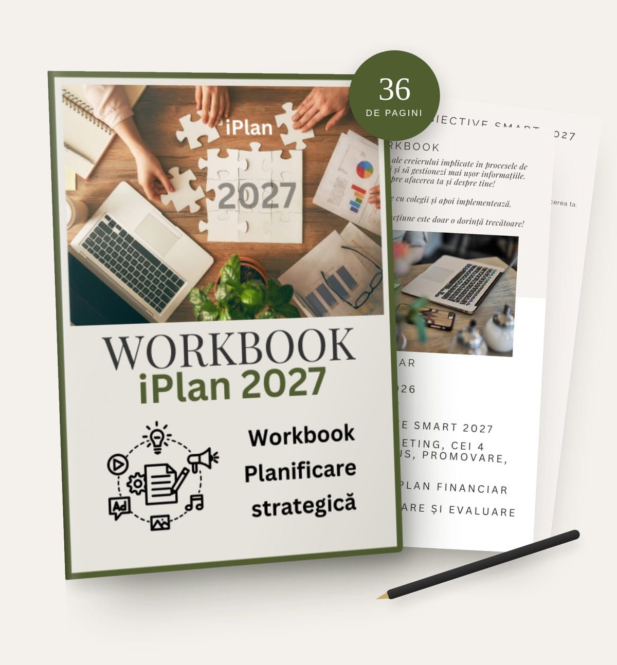 Workbook iPlan 2027 - Planificare strategică, 36 de pagini