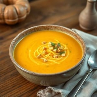 Soupe de courge crémeuse créative