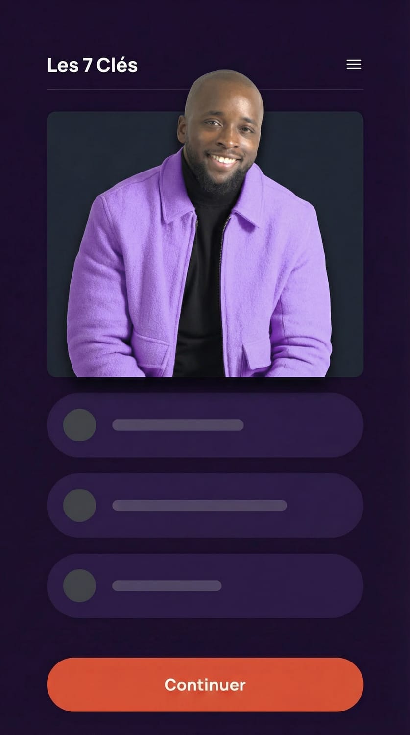 Interface de l'application