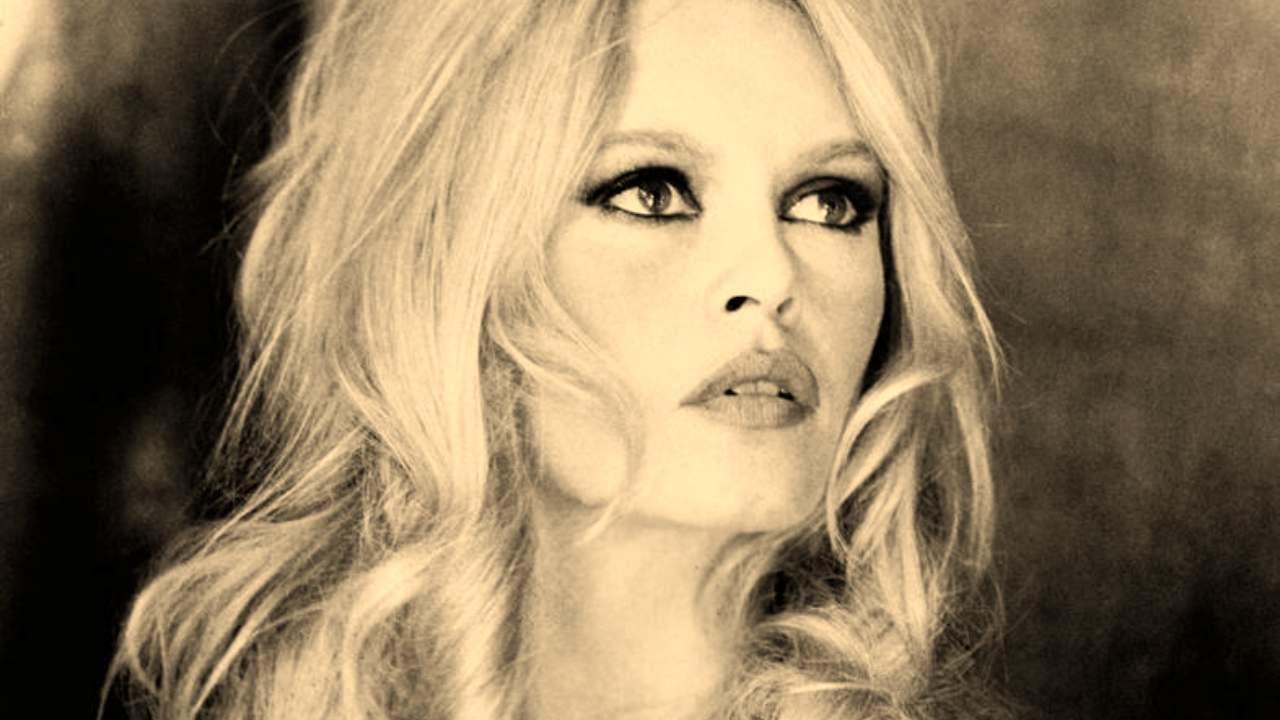 Portrait de Brigitte Bardot 1964 , en hommage à la fervente défenseuse de la cause animale