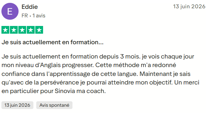 Avis client Labarile English 9