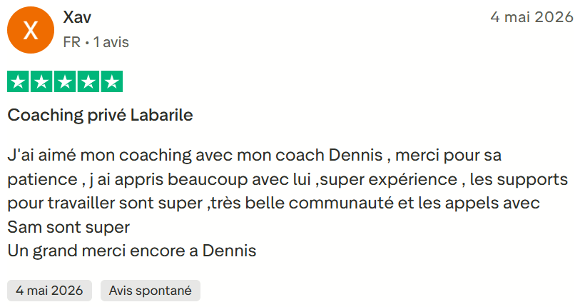 Avis client Labarile English 13
