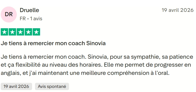 Avis client Labarile English 18