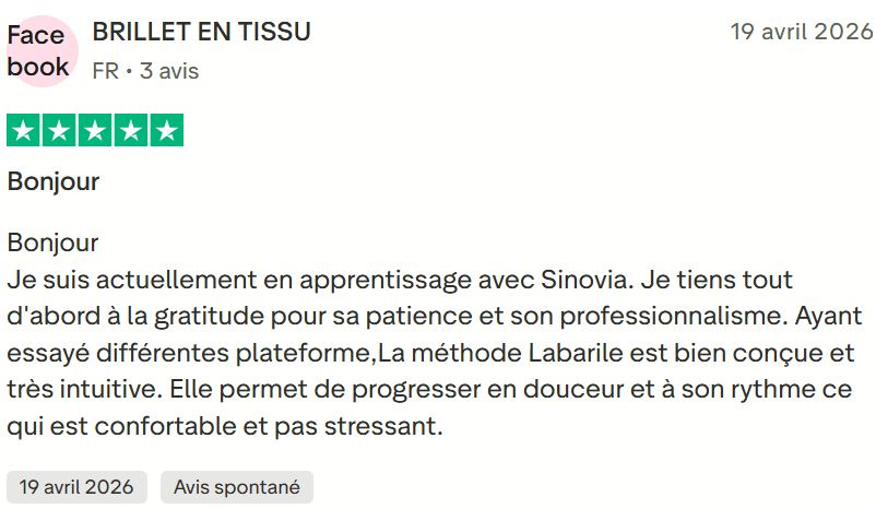Avis client Labarile English 21