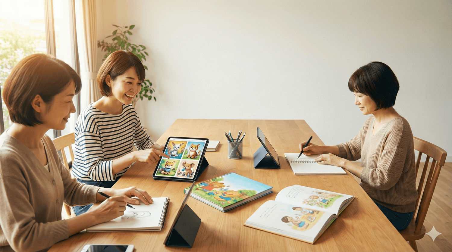 お本作家＋AIデビュー講座のイメージ