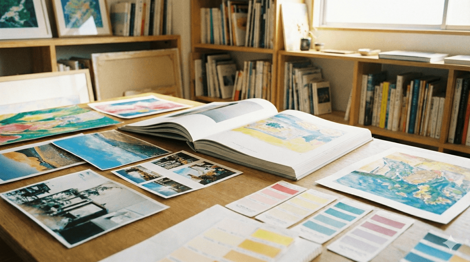 画集制作＆出版サポートのイメージ