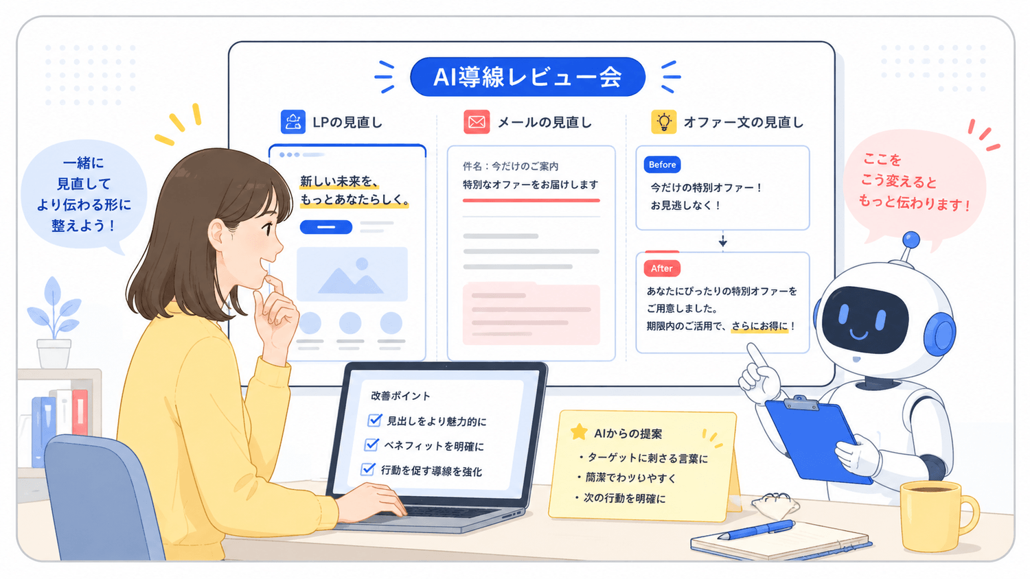 AI導線レビュー会の画像