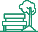Icône conception et création d'espaces verts