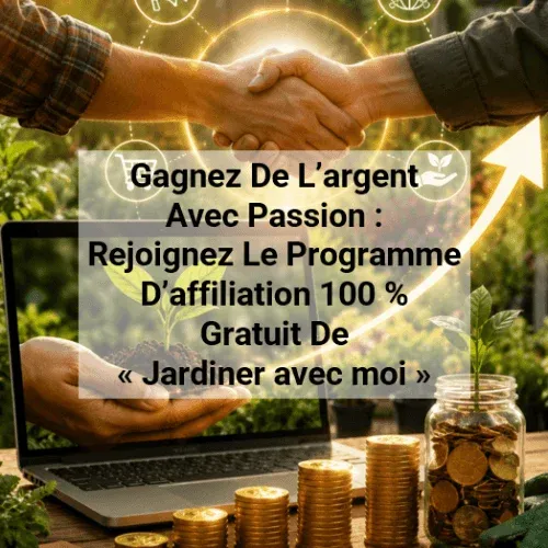 Guide officiel du programme d'affiliation gratuit Jardiner avec moi