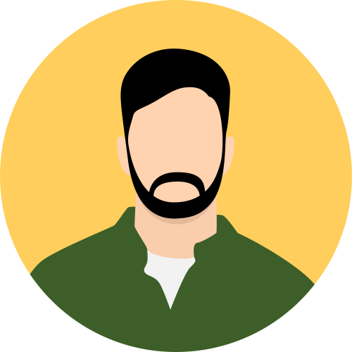 illustration of man with bread wearing green shirt