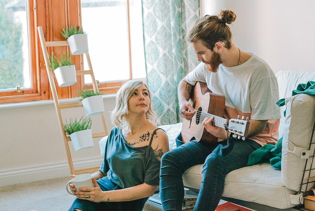 Couple And Guitar
