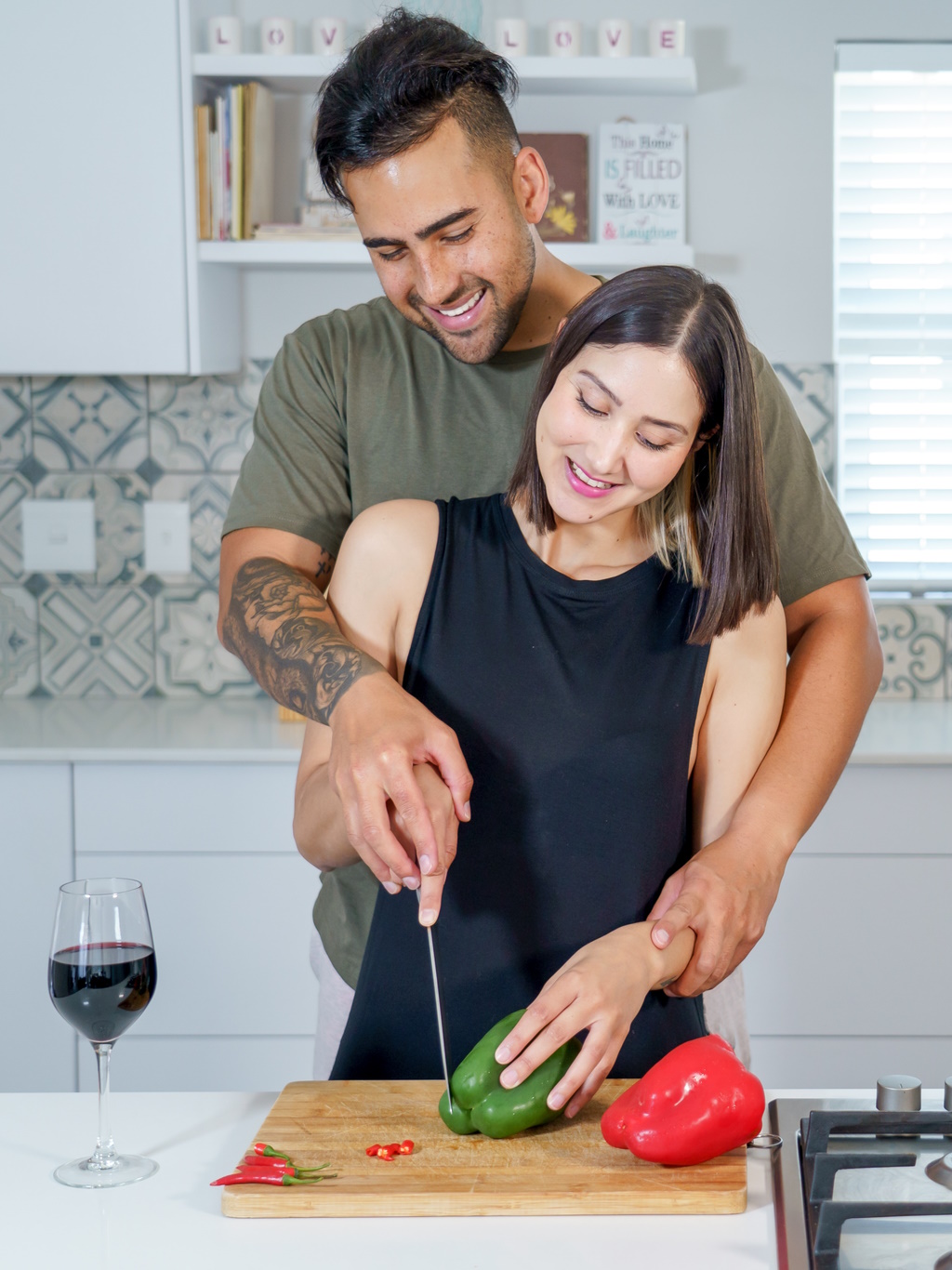 Couple Cooking