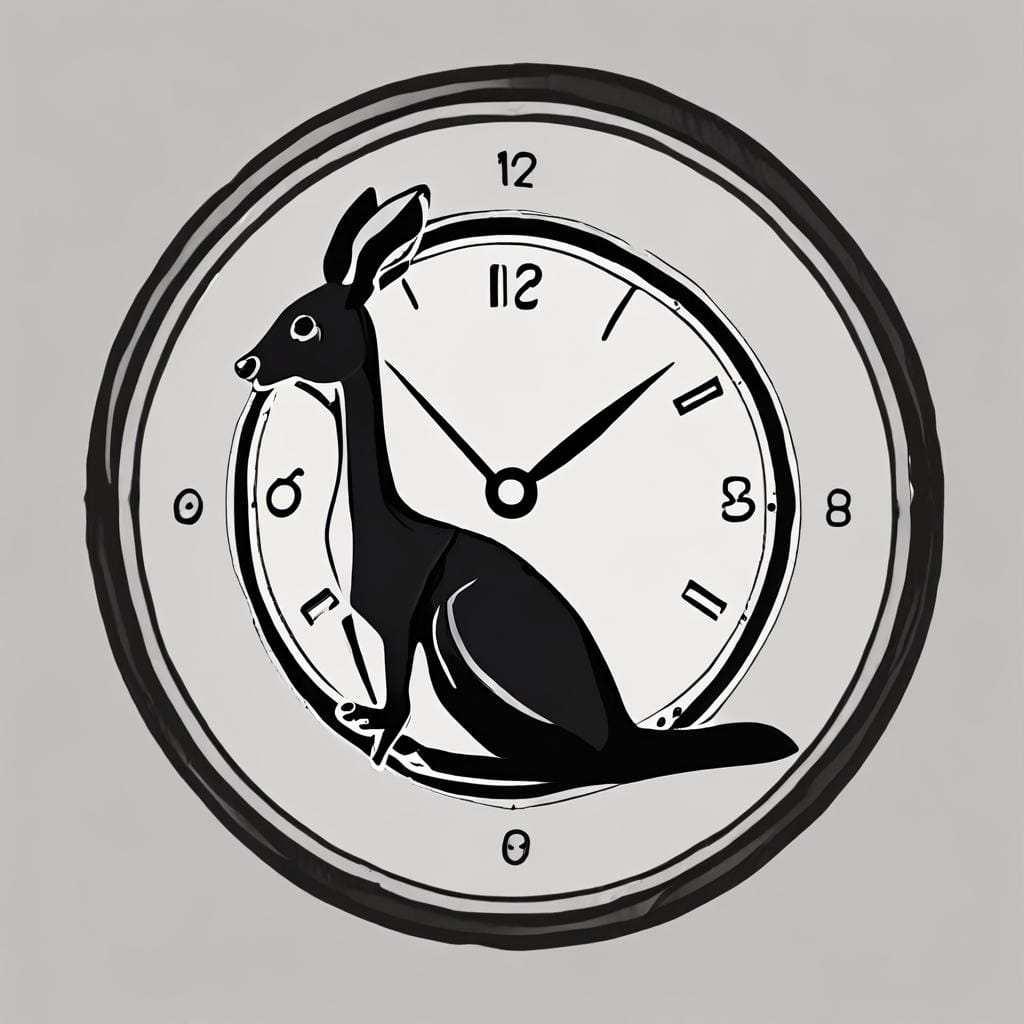 clock kangaroo
