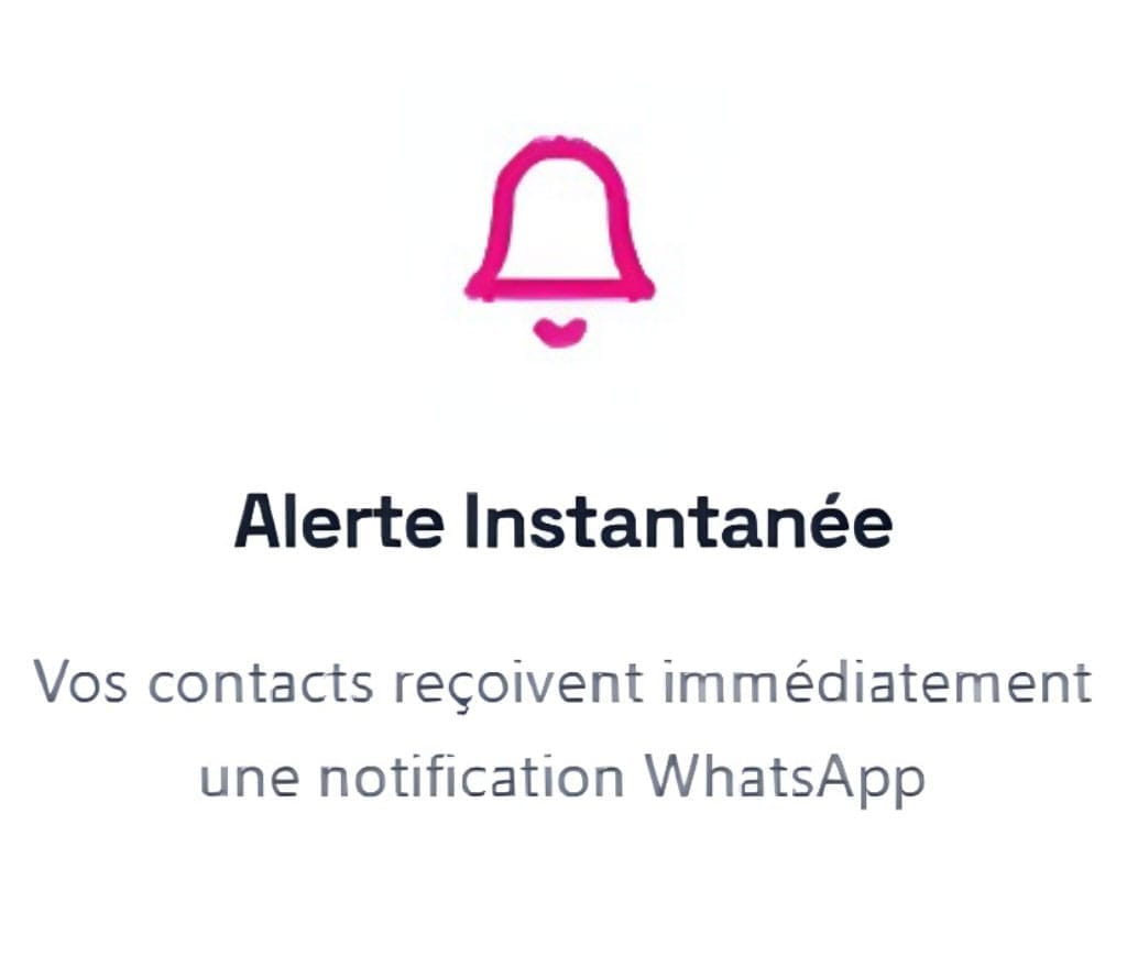 alerte instantané safeword