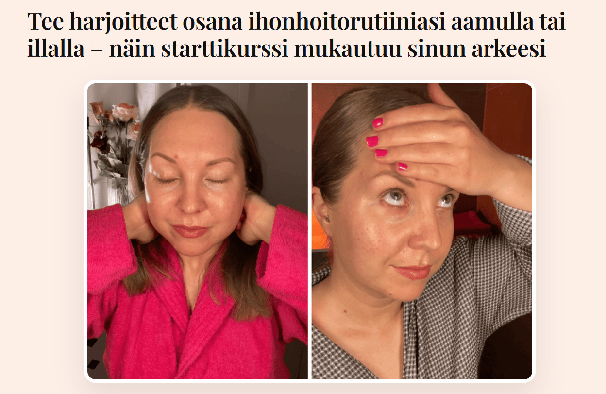 Strawberry Emmi — Kasvojooga-starttikurssin sivu