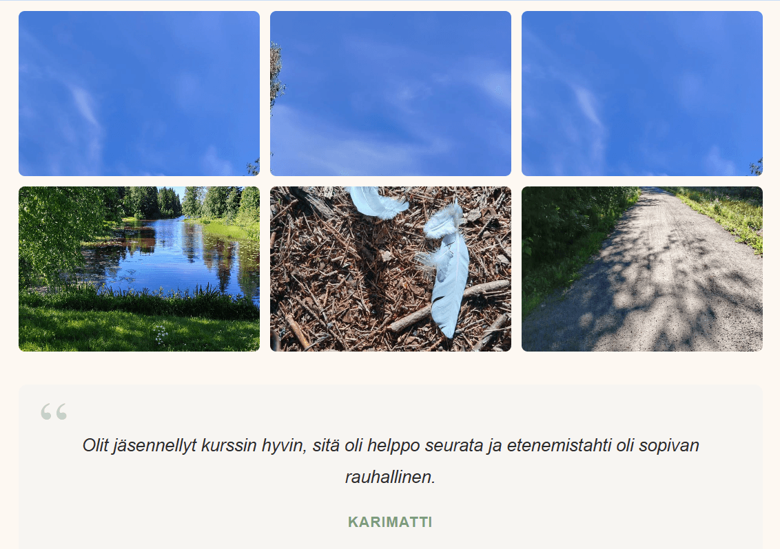 Enkelit avuksi — kurssisivu