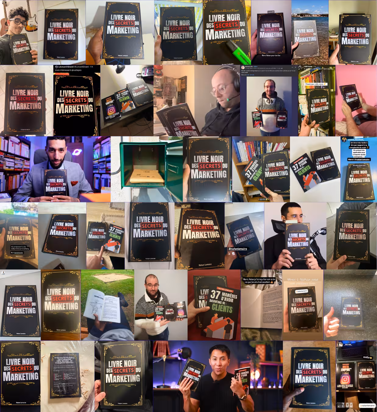 Livre de Marketing témoignage