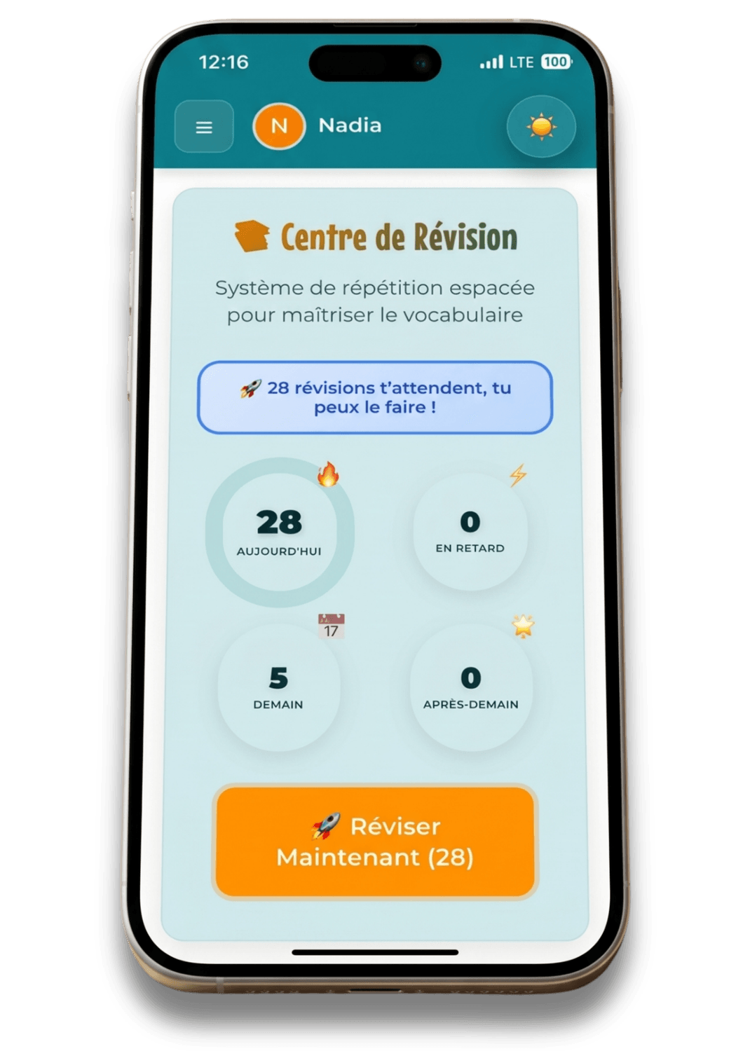 Centre de Révision — tableau de bord