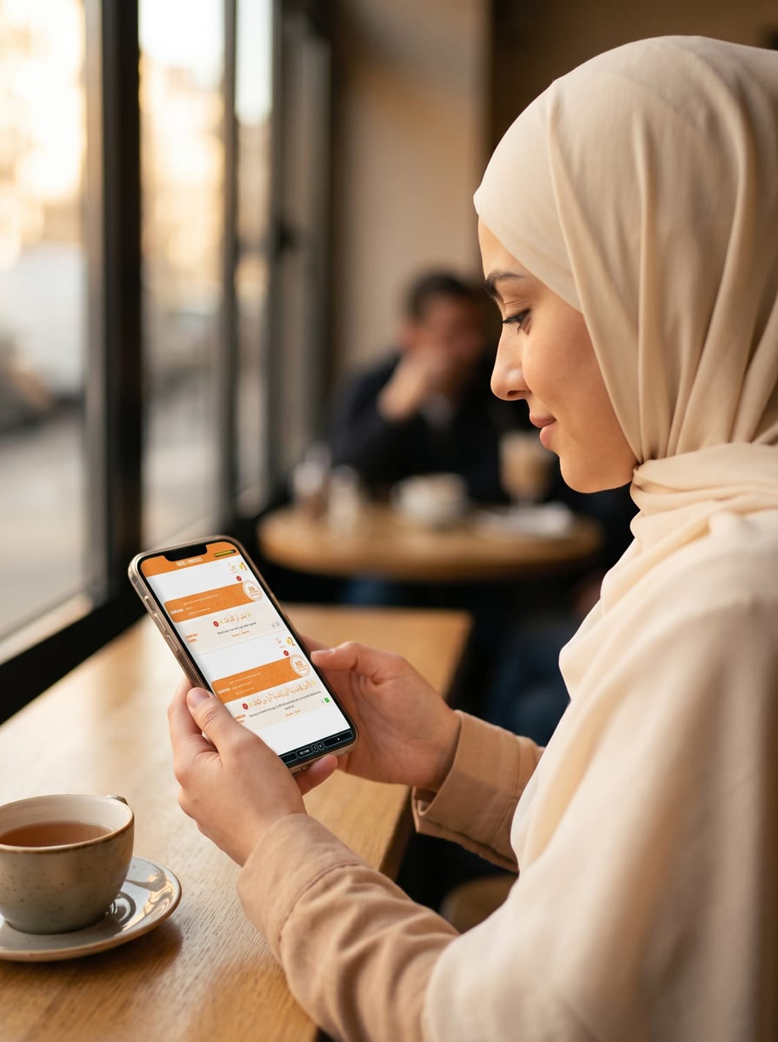 Pause café — app ouverte