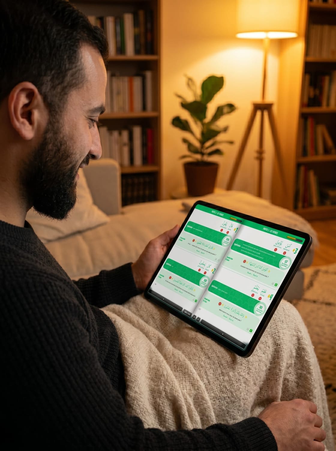 Le soir — connexion et apaisement