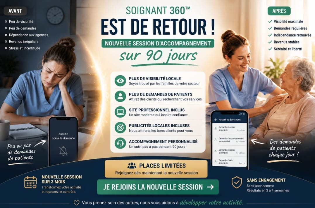 Soignant 360 — accompagnement professionnel
