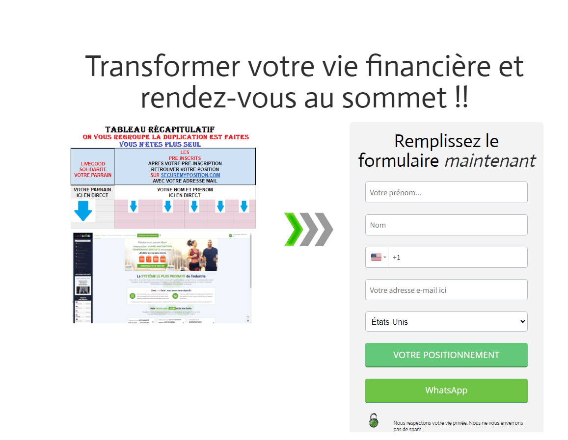  #gagner de l'argent cette image sert à inciter les personnes à remplir le formulaire pour ce rassembler chez livegood solidarité BEN GLINSKI, RYAN GOODKIN, LISA GOODKIN, NAUDER KHAZAN, livegood solidarité seo LiveGood LIVEGOOD revenu passif en automatique livegood mondiale livegood à l'internationnal livegood afrique livegood francophonie livegood canada livegood espagne  livegood états-unis livegood etats unis matrice mondial Powerline membre livegood Clinique LiveGood Généalogie mon équipe Classement Mes Sites Web
