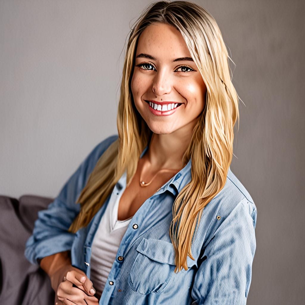 smiling person portrait casual
