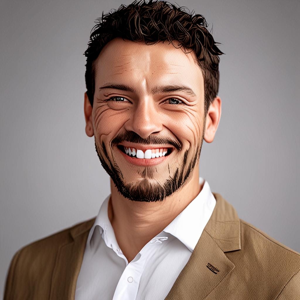 smiling man portrait headshot