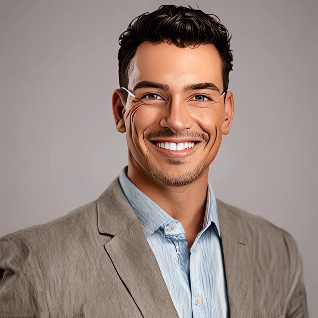 smiling man portrait professional
