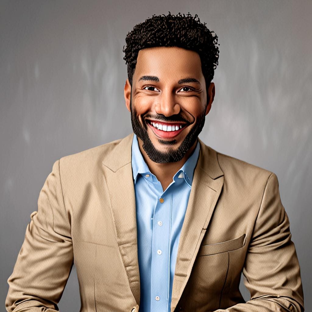 smiling man portrait
