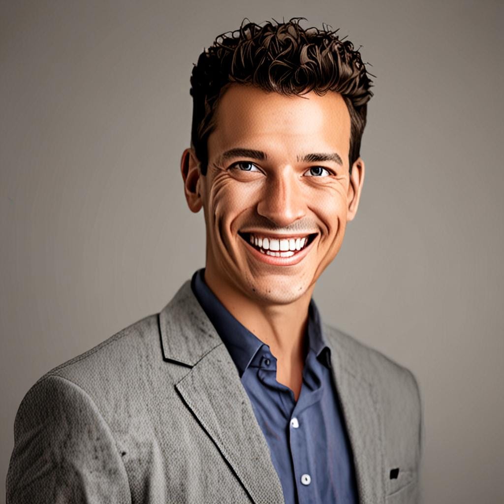 smiling man portrait