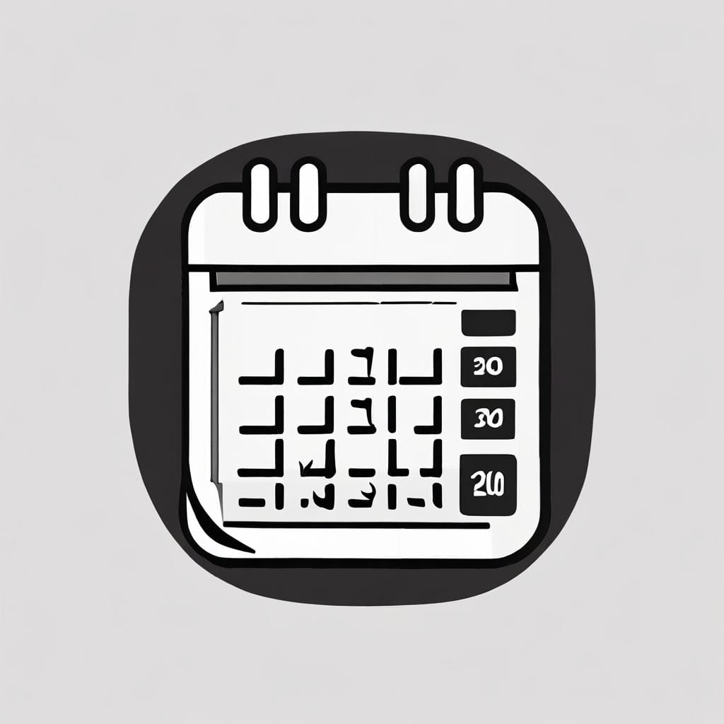 calendar launch icon
