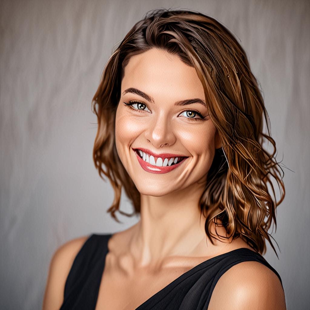 smiling woman portrait