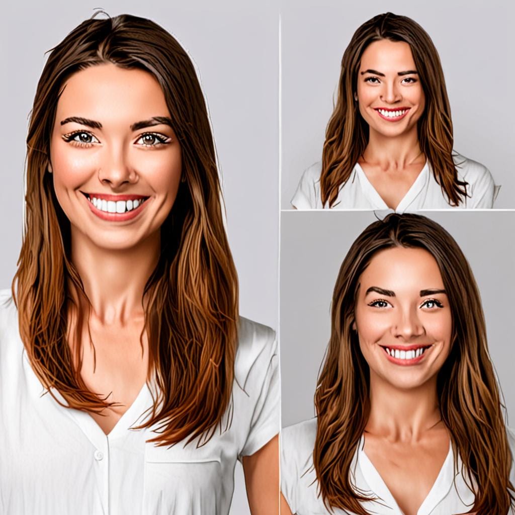 smiling woman portrait