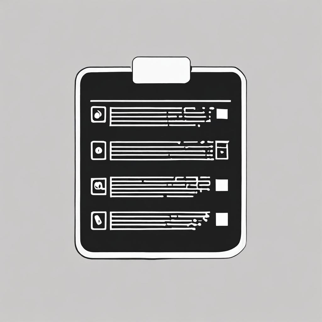 coding checklist icon