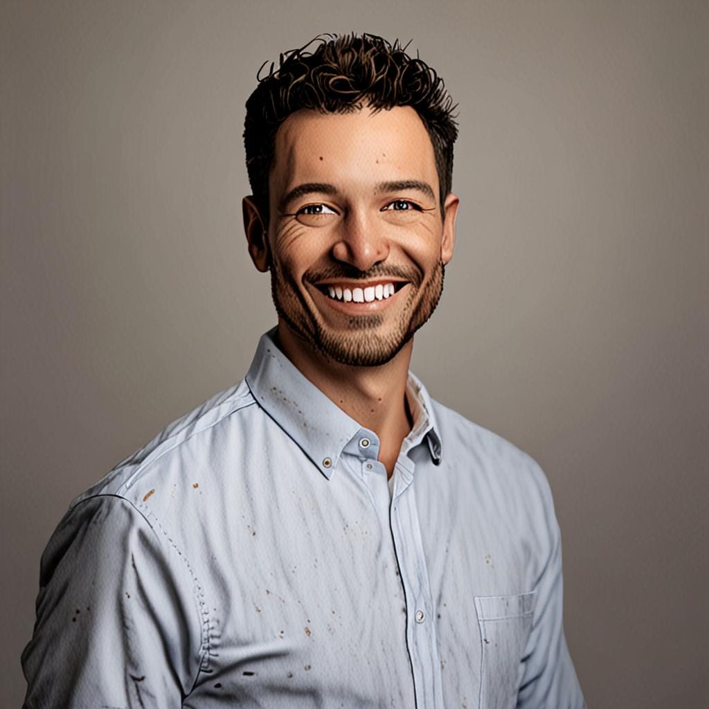 smiling man portrait