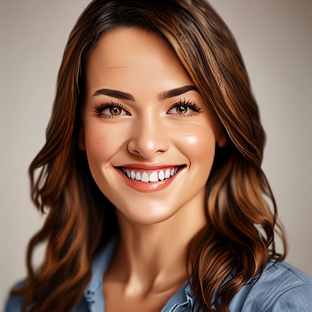 smiling woman portrait