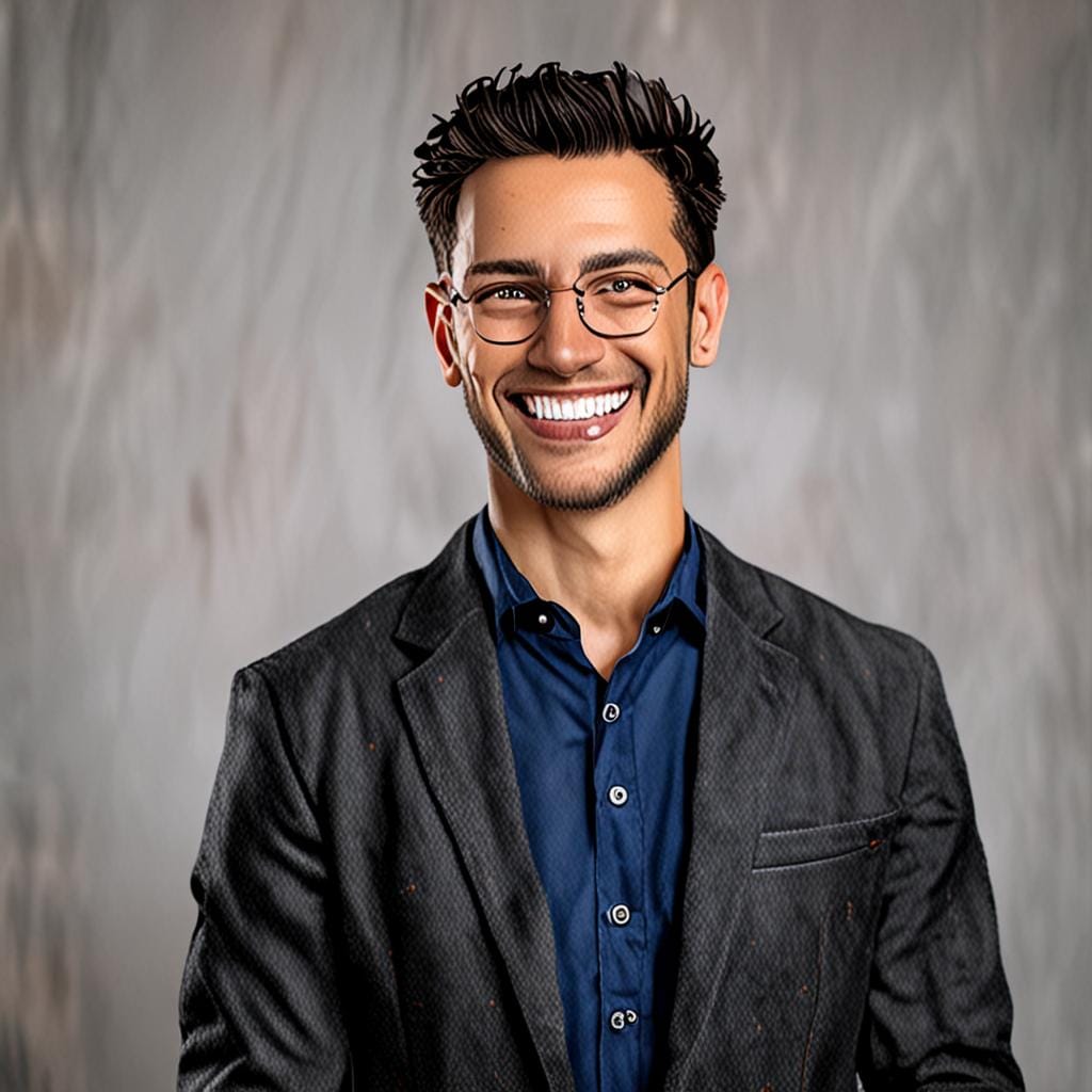 smiling man portrait