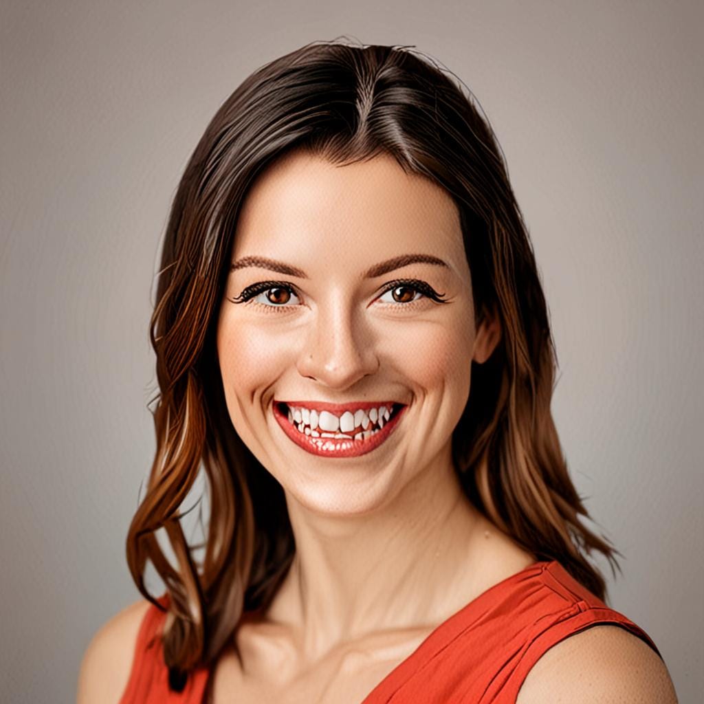 smiling woman portrait