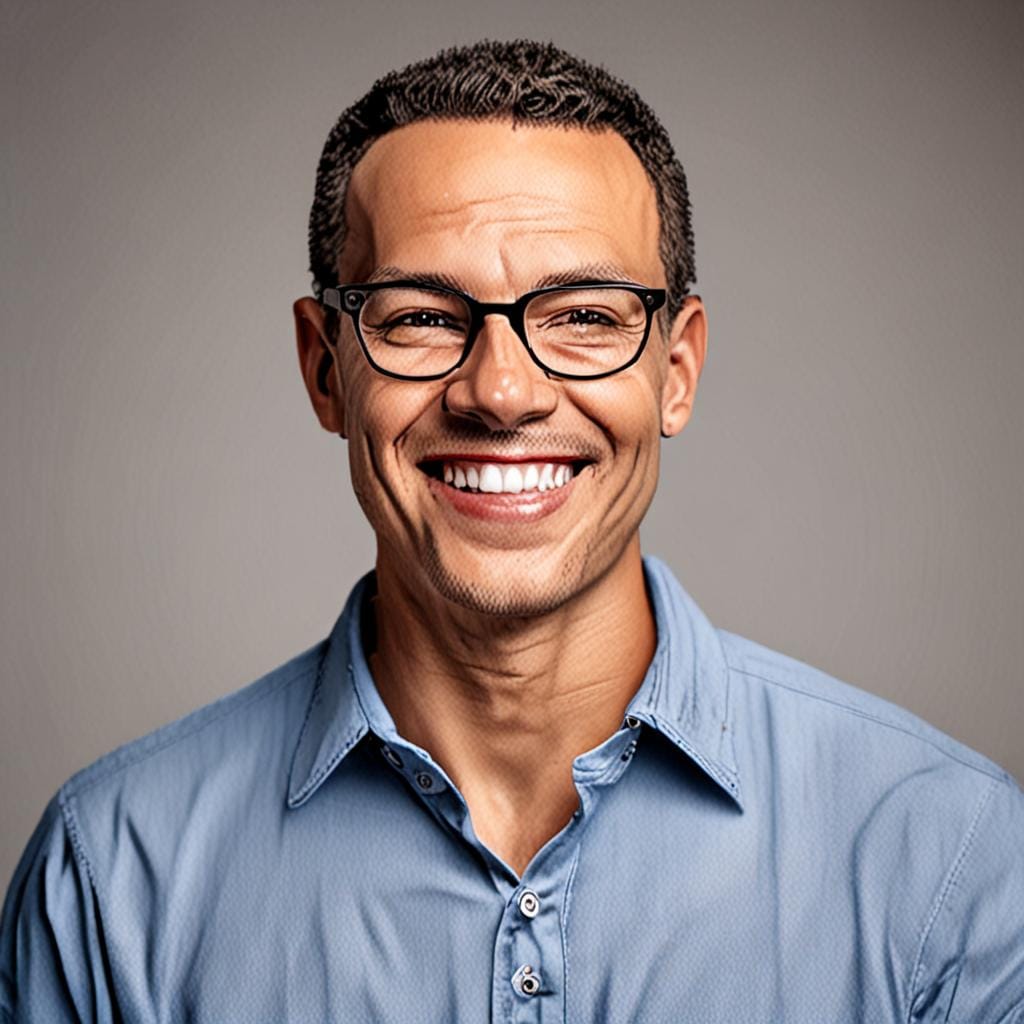 smiling man portrait
