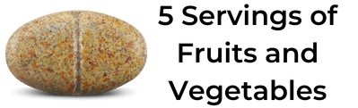 Image of Supplement Pill for 5 Servings of Fruits and Vegetables