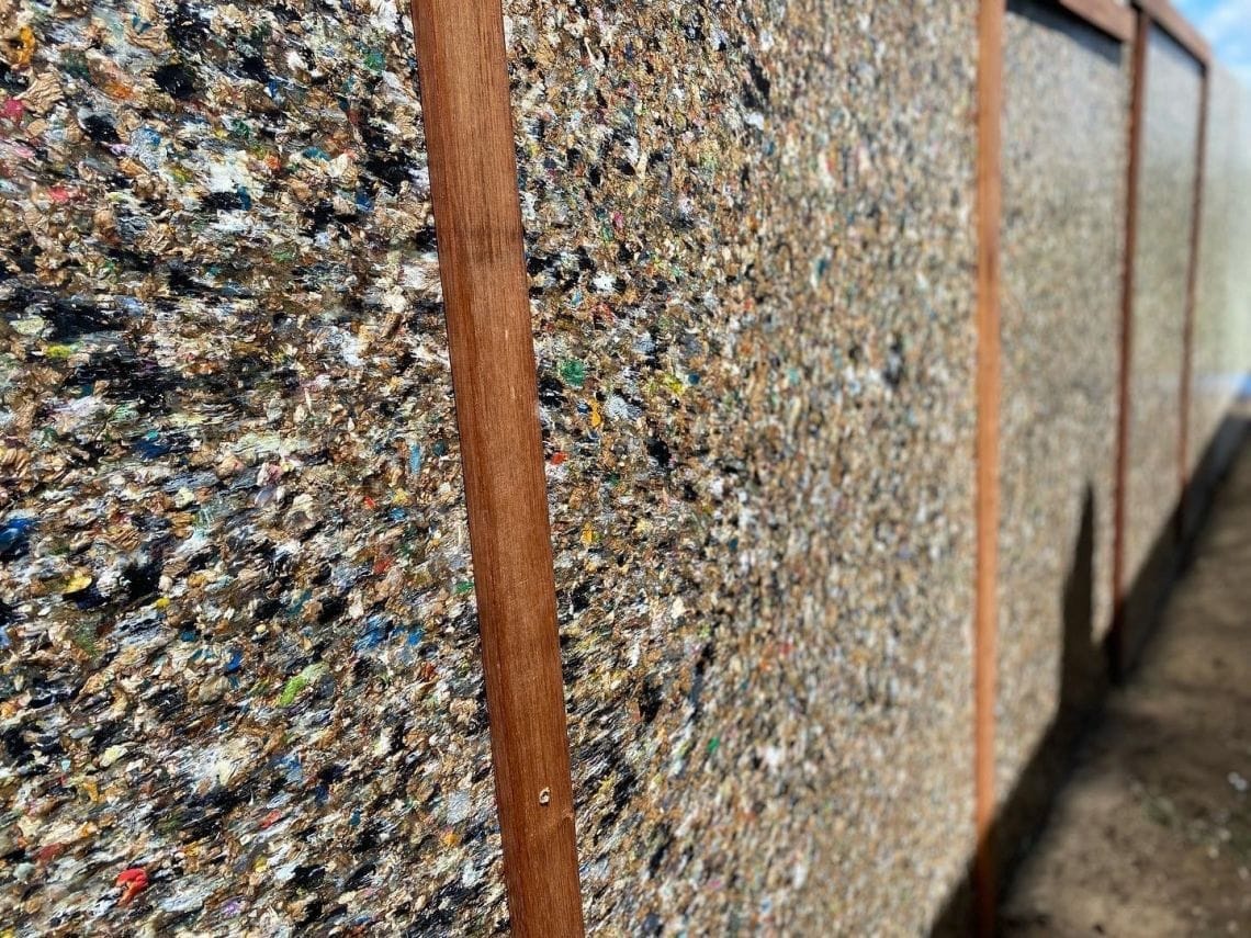 Recycled soft plastics being used by saveBOARD