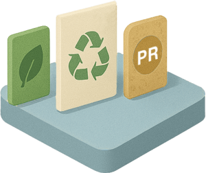 Sustainable Strategy & Material Selection icon | Circular BluePrint Packaging Consultation AU/NZ