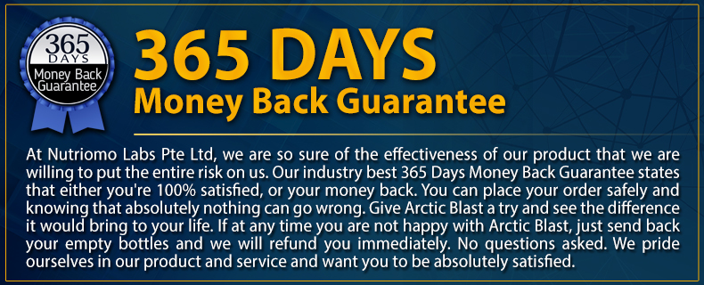  ArcticBlast 365 days money back guranty