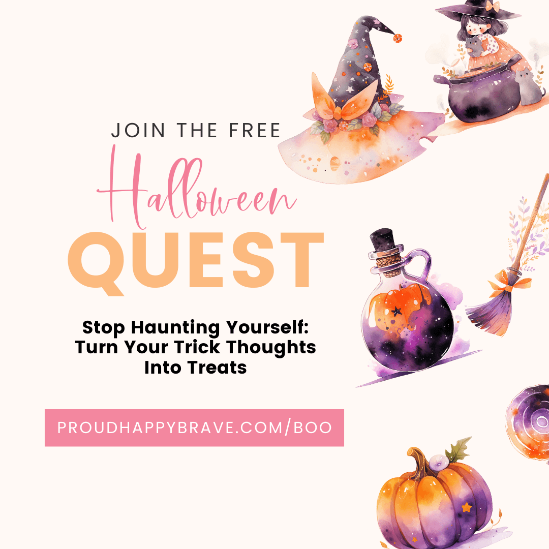 Are your negative thoughts haunting you? 👻 It's time to banish those self-doubts and turn them into empowering beliefs! 🧙‍♀️ Join us for a spooktacular 3-day quest to break free from self-criticism, reframe negative thinking, and build daily habits for self-compassion! 🎃