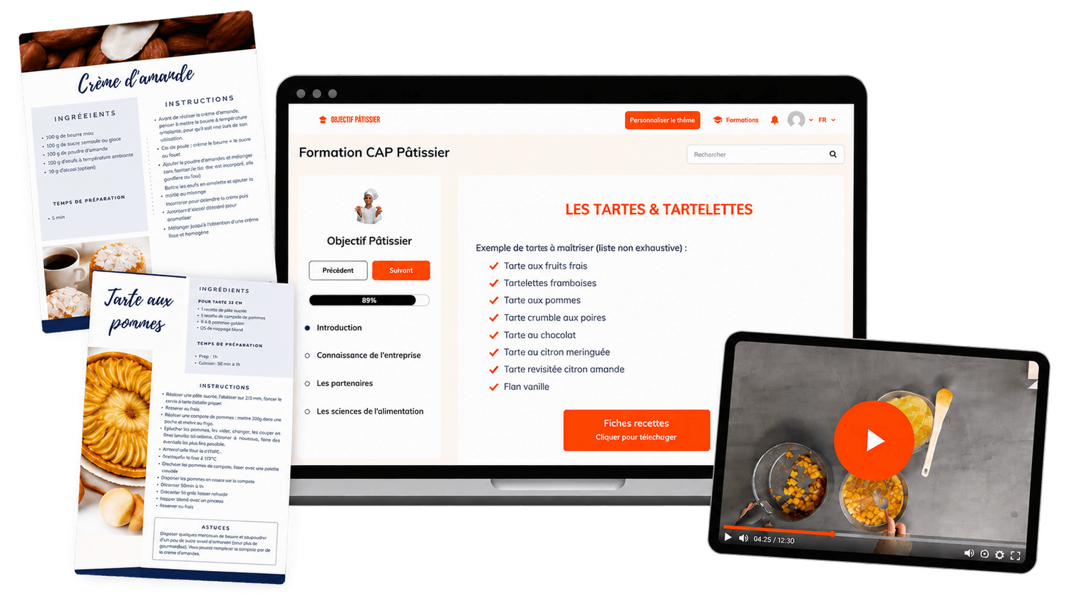 Espace élève Objectif Pâtissier